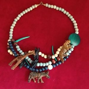 African motif necklace